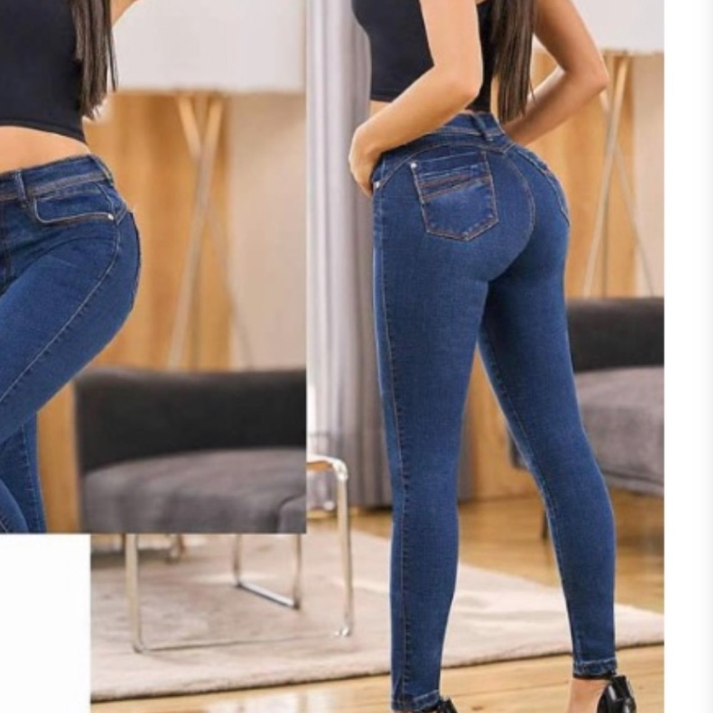 New Authentic Colombian Butt Lifting Levanta Cola Blue Jeans COL 6 / US …